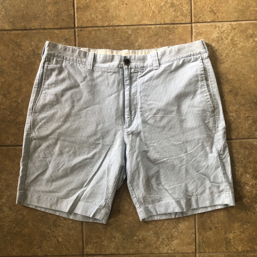 J. Crew Blue Flat Front Shorts
